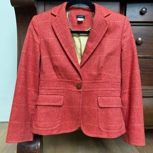 J.Crew Red Blazer